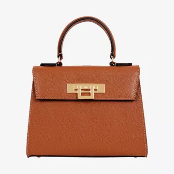 Lalage Beaumont Fonteyn Midi Dolomite Pebble Handbag — view 1