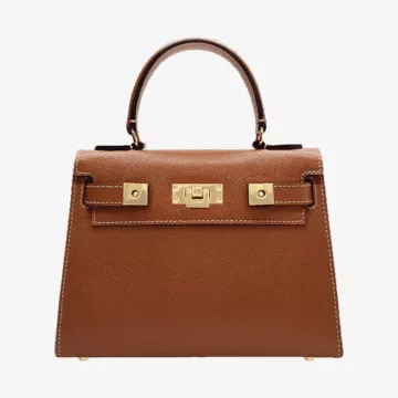 Lalage Beaumont Maya Midi Dolomite Pebble Handbag — view 1
