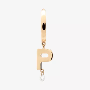 Persée Paris P Letter Piercing