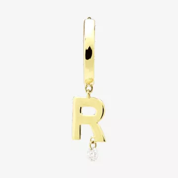 Persée Paris R Letter Piercing — view 1