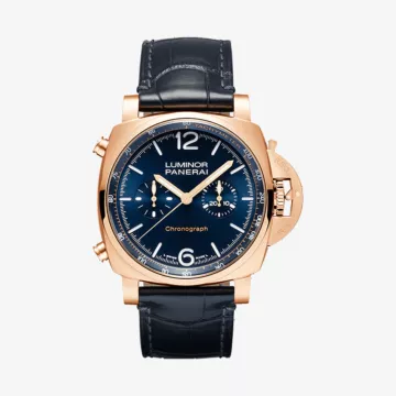 Panerai Luminor Chrono Goldtech Blu Notte Watch — view 1