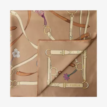 Furla وشاح كاريه تورتونا 90×90 — عرض 1