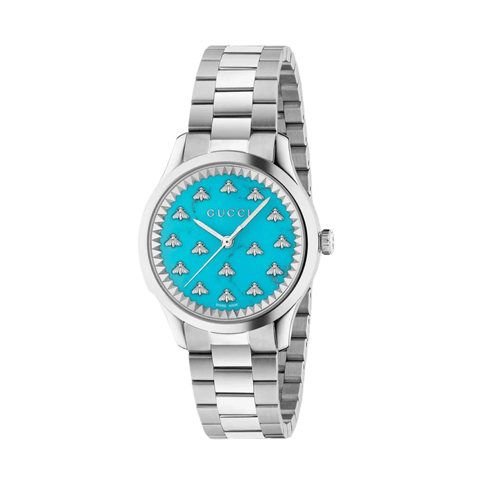 Gucci pink and green watch store